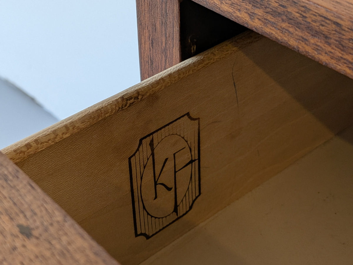 Kaufman Walnut 9-Drawer Dresser with Bookmatched Grain