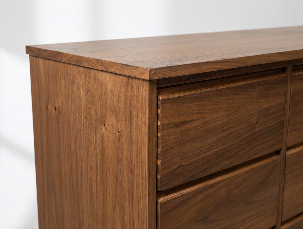 Mid-Century Modern 9-drawer Walnut Dresser