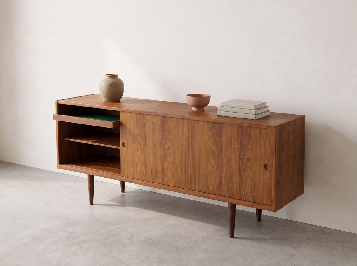 Danish Teak Credenza by Jydsk Møbelindustri