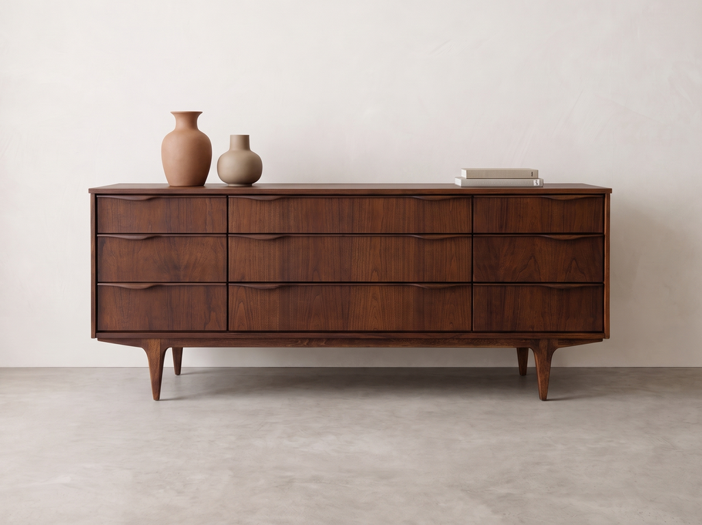 Viscol Dark Walnut 9-Drawer Signature Dresser