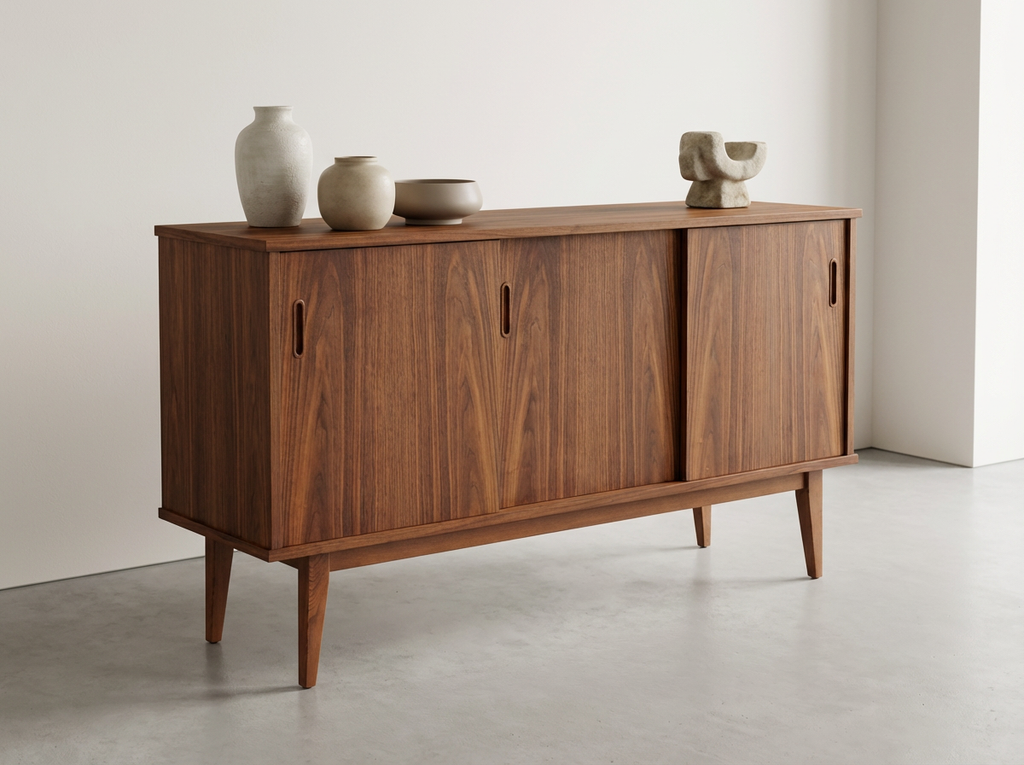 Kaufman Walnut Credenza