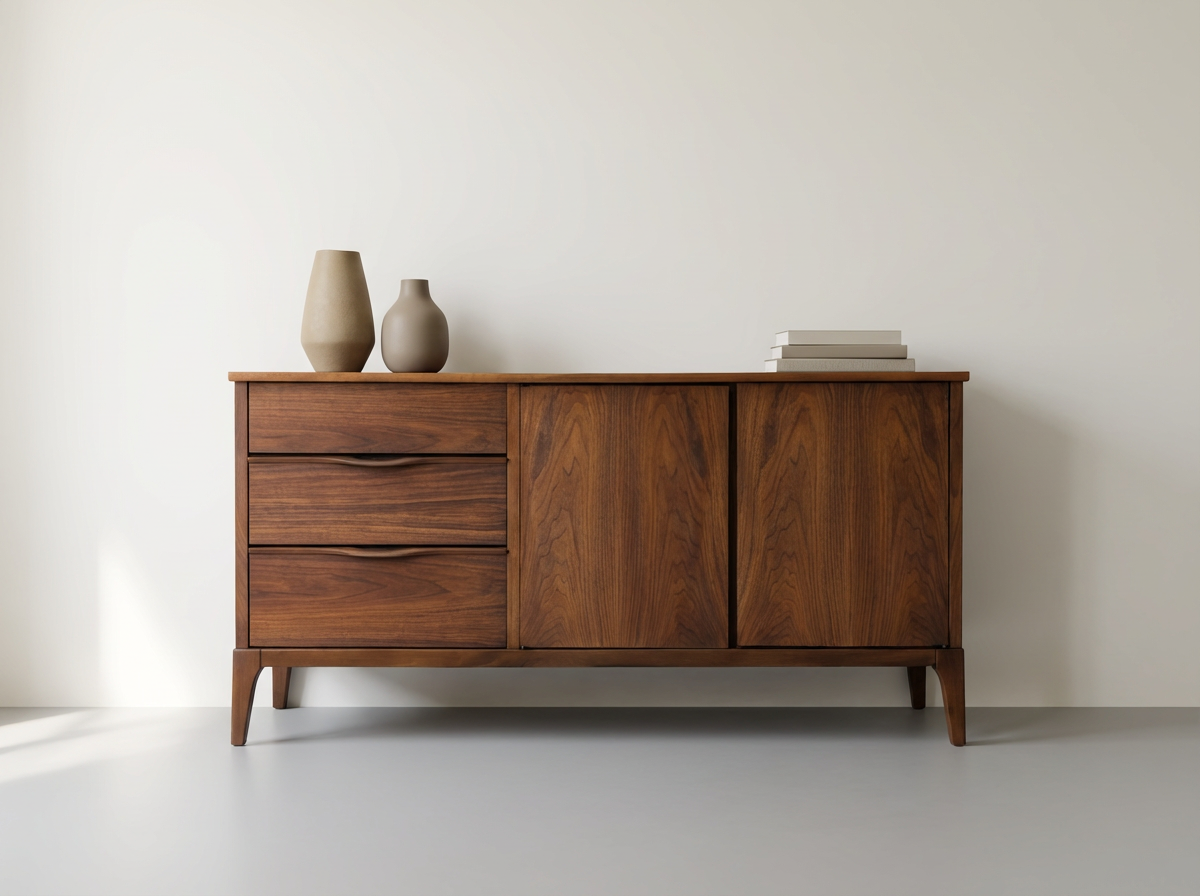 Kaufman Walnut Credenza