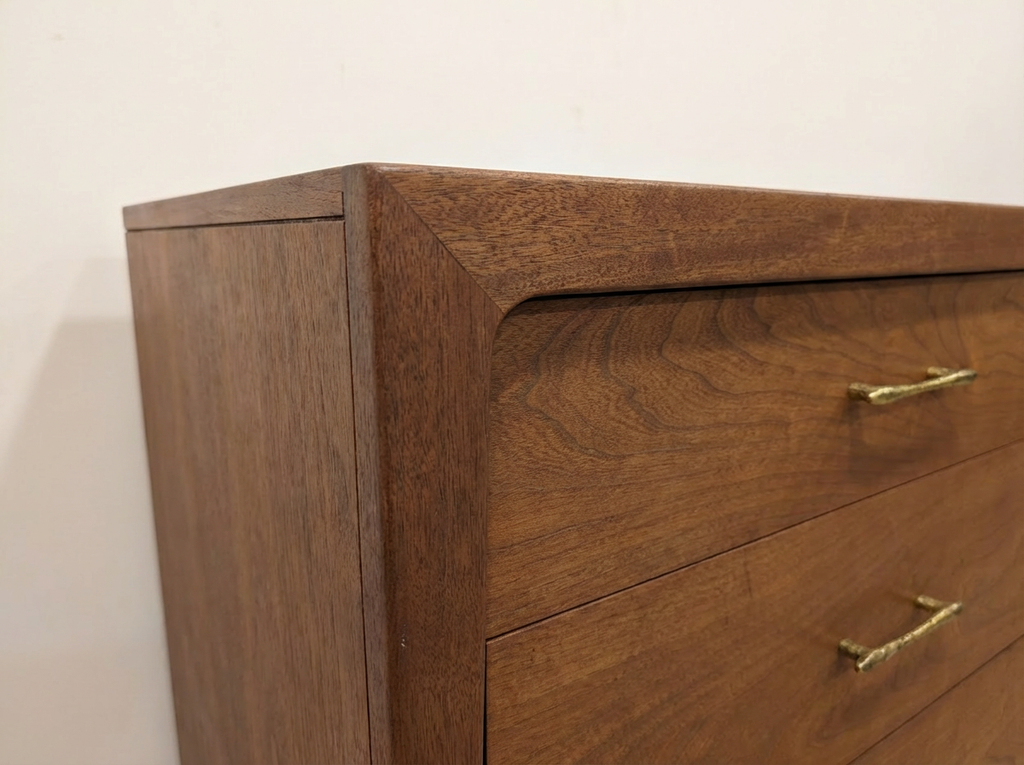 Atomic Mid-Century Walnut Dresser