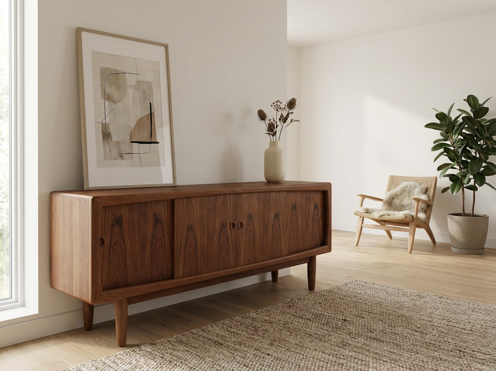 Danish HP Hansen Mid-Century Teak Sideboard
