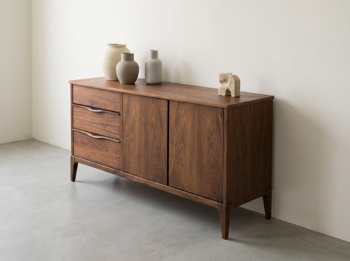 Kaufman Walnut Credenza