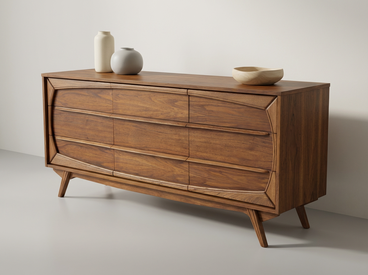 Ultra Rare Atomic Walnut Sideboard