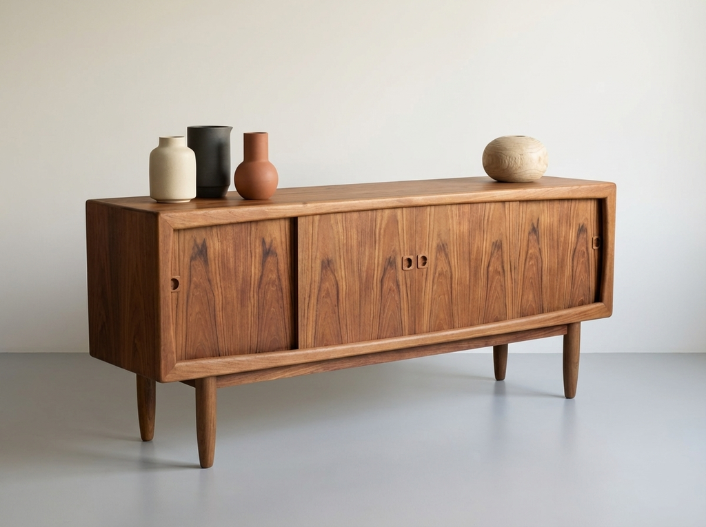 Danish HP Hansen Mid-Century Teak Sideboard