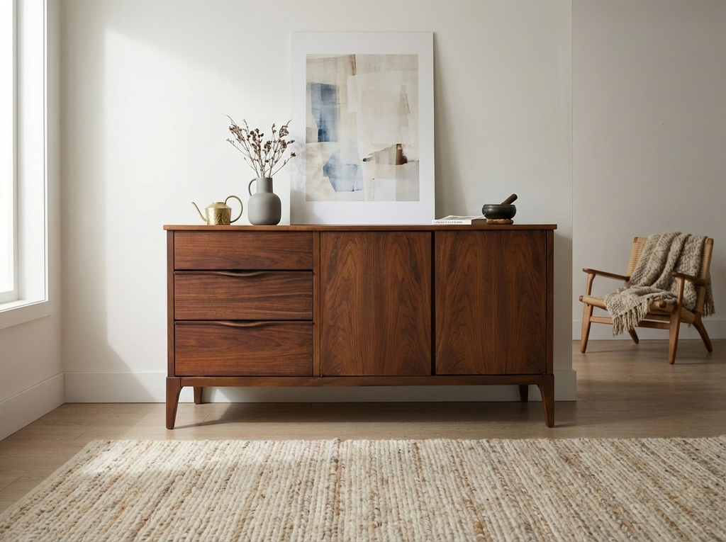 Kaufman Walnut Credenza