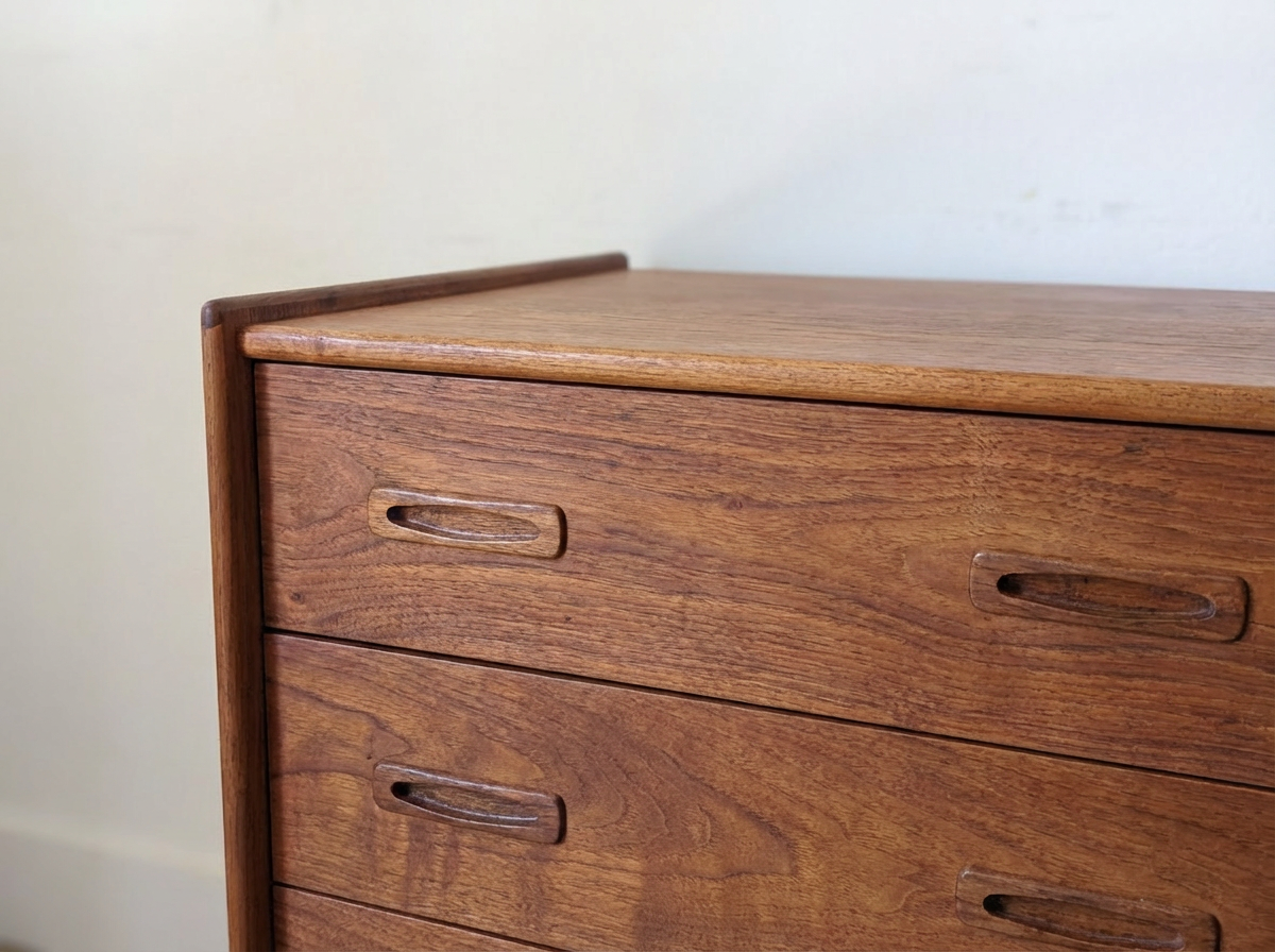 Danish Mid-century Teak 9-Draw Dresser